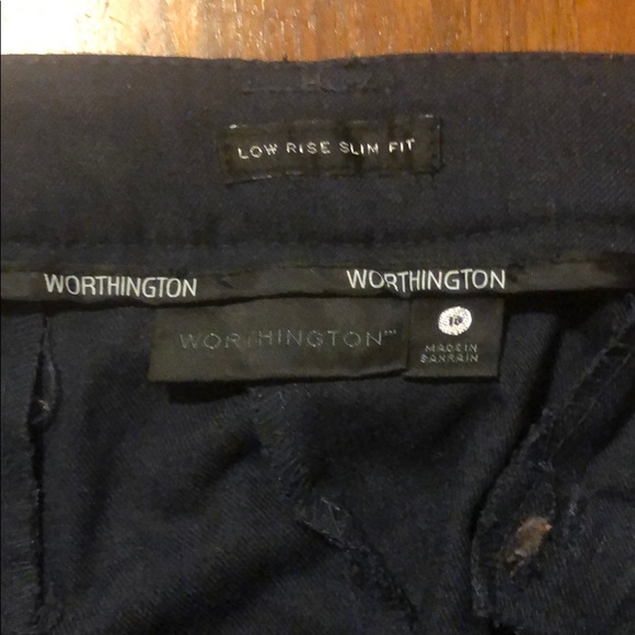 Worthington Navy Dress Pants - Picture 4 of 6